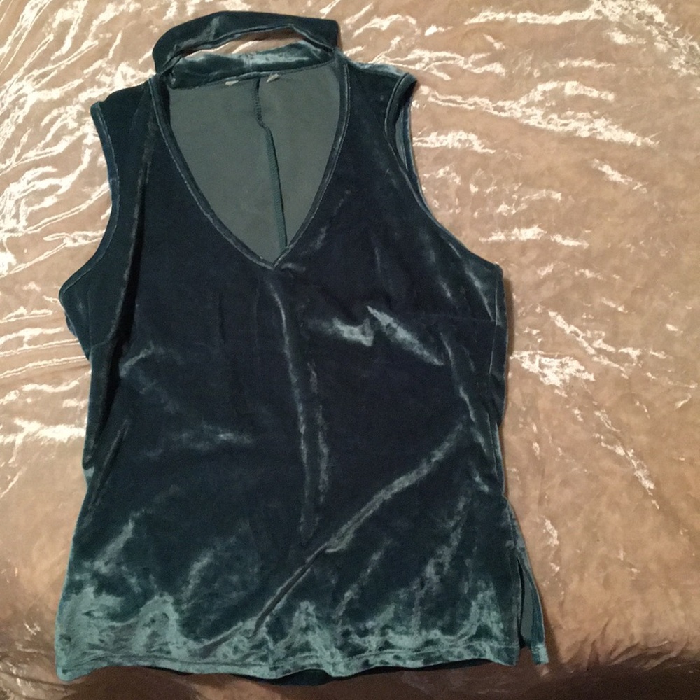 Women’s choker silk shirt - S